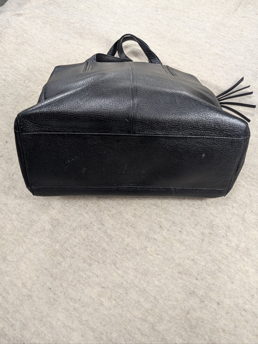 Like New Kate Spade Black Streen Brennan Shoulder Bag Pebbled Leather Mid size - Picture 4 of 15